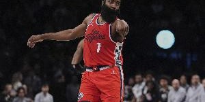 华体会体育登录入口-哈登快船生涯三分命中数超越埃里克-戈登 上升至队史第十位