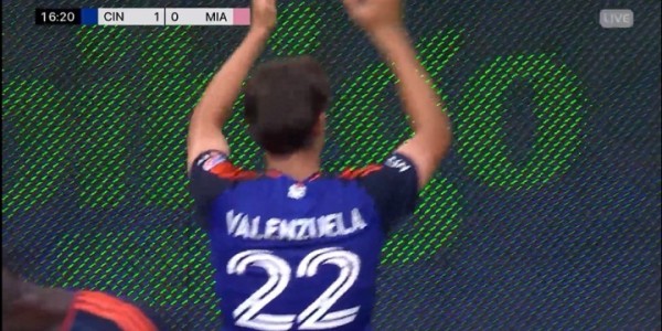 华体会在线登录-防线轻易被打穿！辛辛那提第16分钟破门，迈阿密国际0-1落后