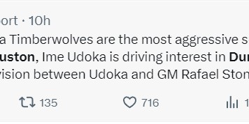 休媒透露换KD关键是筹码：转发小贾变强言论存深意 斯通担忧没错