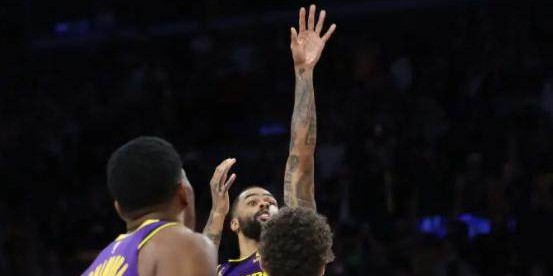 库里附体完爆利拉德！拉塞尔轰44分+9三分拯救湖人